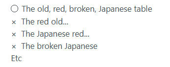 One of my favorite things about English is that there are rules for consecutive adjective use that - as far as I know - are never taught to native speakers because we learn them naturally.