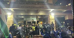 Peace vigil demanding DNC call for ceasefire in Gaza violently attacked by police | JVP Action