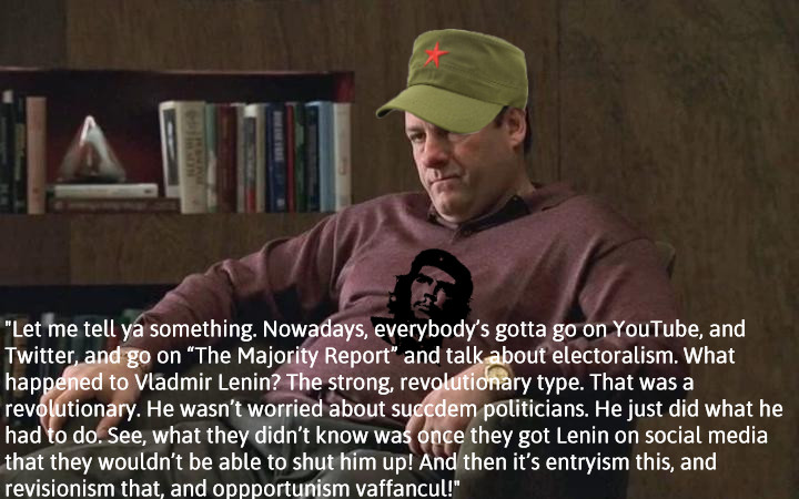 What happened to Lenin? The strong revolutionary type.