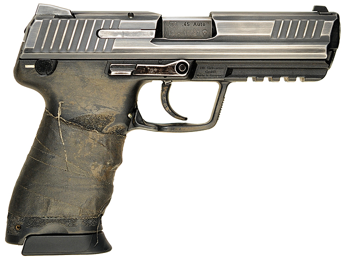 Heckler & Koch HK45 screen used by Denzel Washington in The Book of Eli (2010)