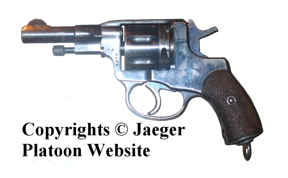 Nagant M1895 revolver with shortened barrel & grip