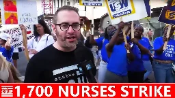 LIVE From NJ Nurses STRIKE | 1,700 Nurses Fight Back Against Dangerous Understaffing