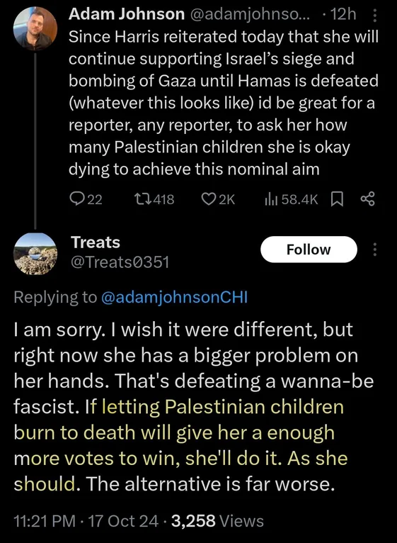 Burning Palestinian children alive to stop Fascism