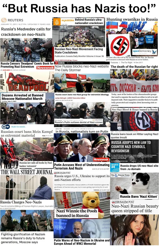 &quot;bUt RuSSiA hAs nAzIs tOo!&quot;