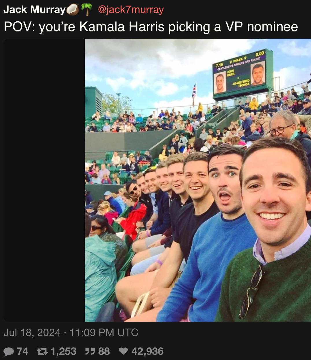 line of seated white men who look remarkably similar, clean cut basic style