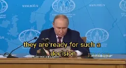 Watch Putin makes first public ceasefire proposal to Ukraine | Streamable