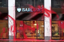 Shut the System and Palestine Action smash 20 Barclays branches - Freedom News