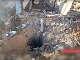 Israeli army says it found a 55-metre tunnel under Gaza’s al-Shifa Hospital