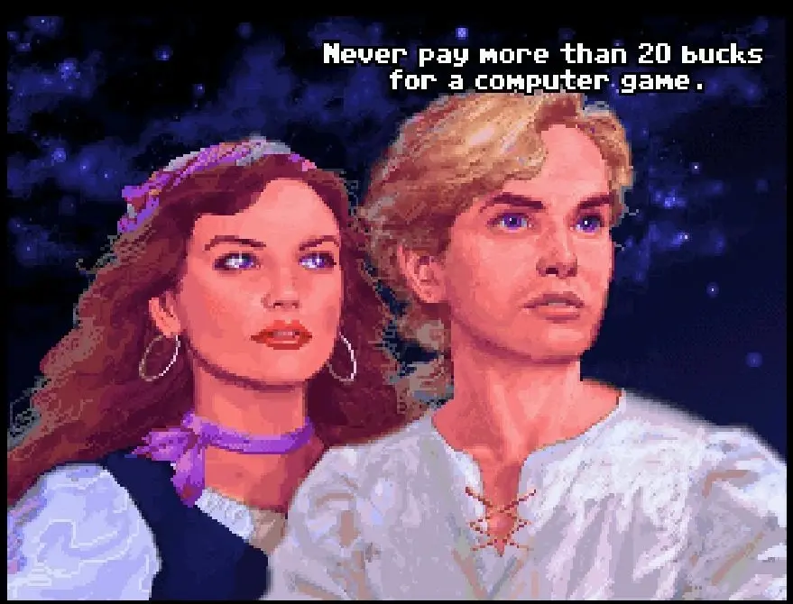 monkey island screenshot - never pay more than 20 bucks for a video game
