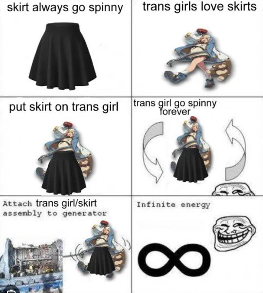 skirt go spinny