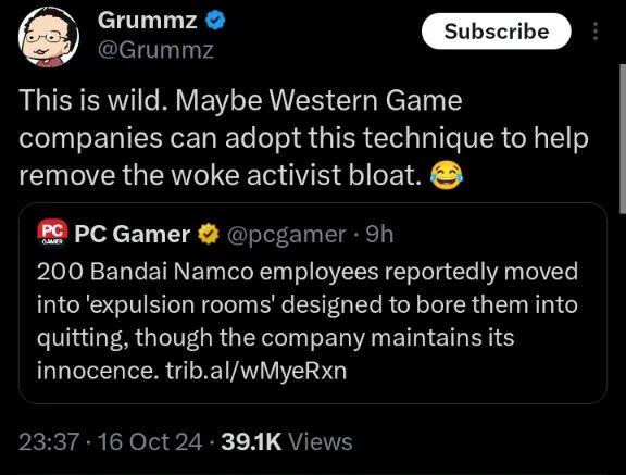 Groomz wants to destroy workers' rights just because he doesn't like 'activists'