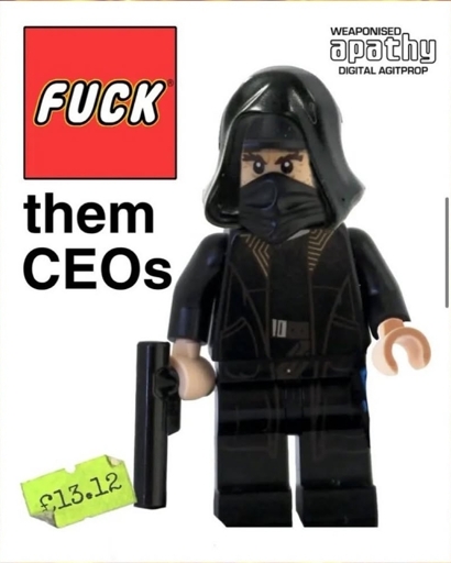 CEO killer as a Lego minifig.