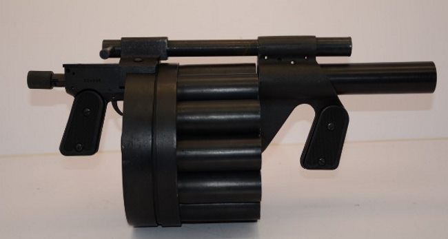 Hawk MM-1 grenade launcher