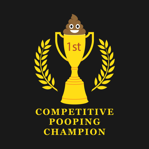 competitive pooping champion trophy