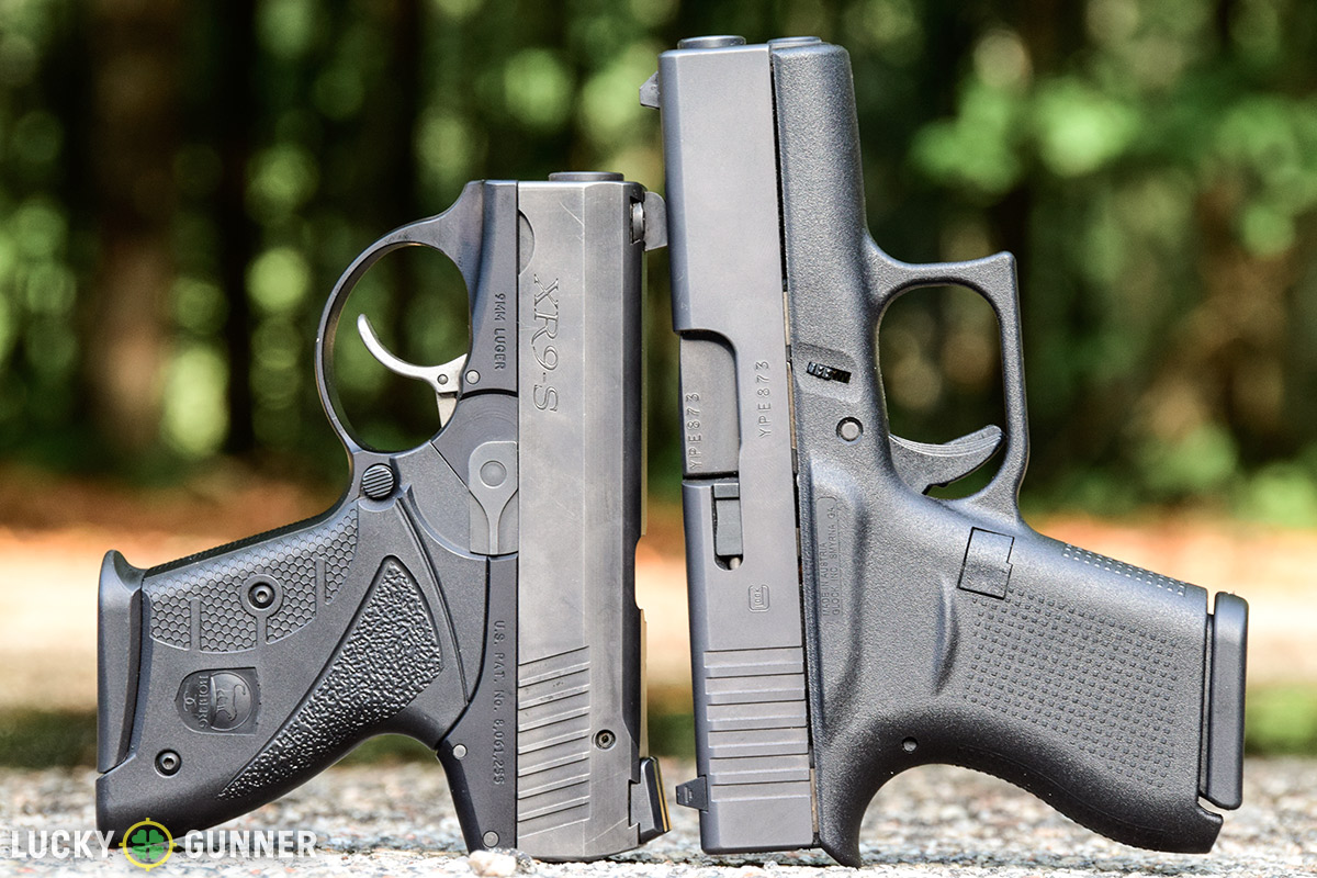 Boberg XR9-S & Glock 43 pistols