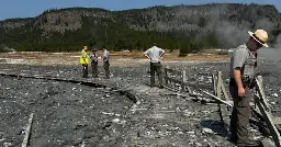 'Hydrothermal' explosion sends visitors fleeing at Yellowstone National Park