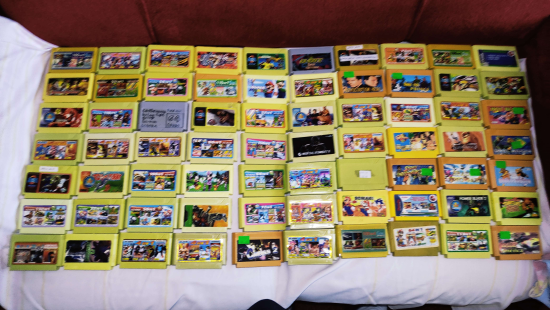 My bootleg Famicom cartridge collection