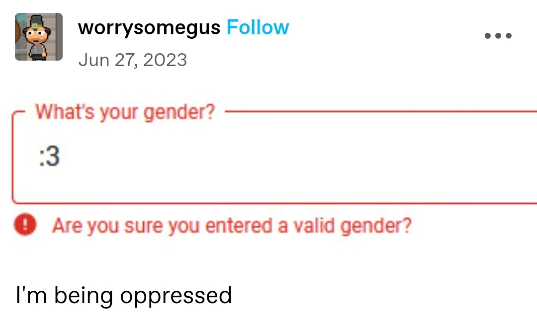 i can't believe :3 isn't an acceptable title, im being oppressed