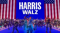 Kamala Harris And Tim Walz Launch Their Own Fortnite Map