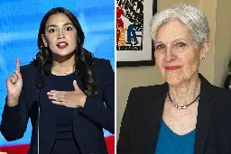 Alexandria Ocasio-Cortez lashes out at "predatory" Jill Stein