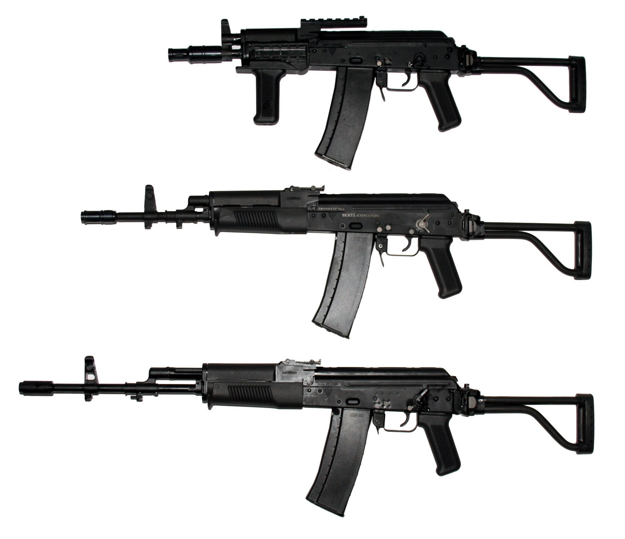 Polish 5.56 AKs - wz. 96B Mini Beryl, wz. 96A Beryl Commando & wz. 96A Beryl