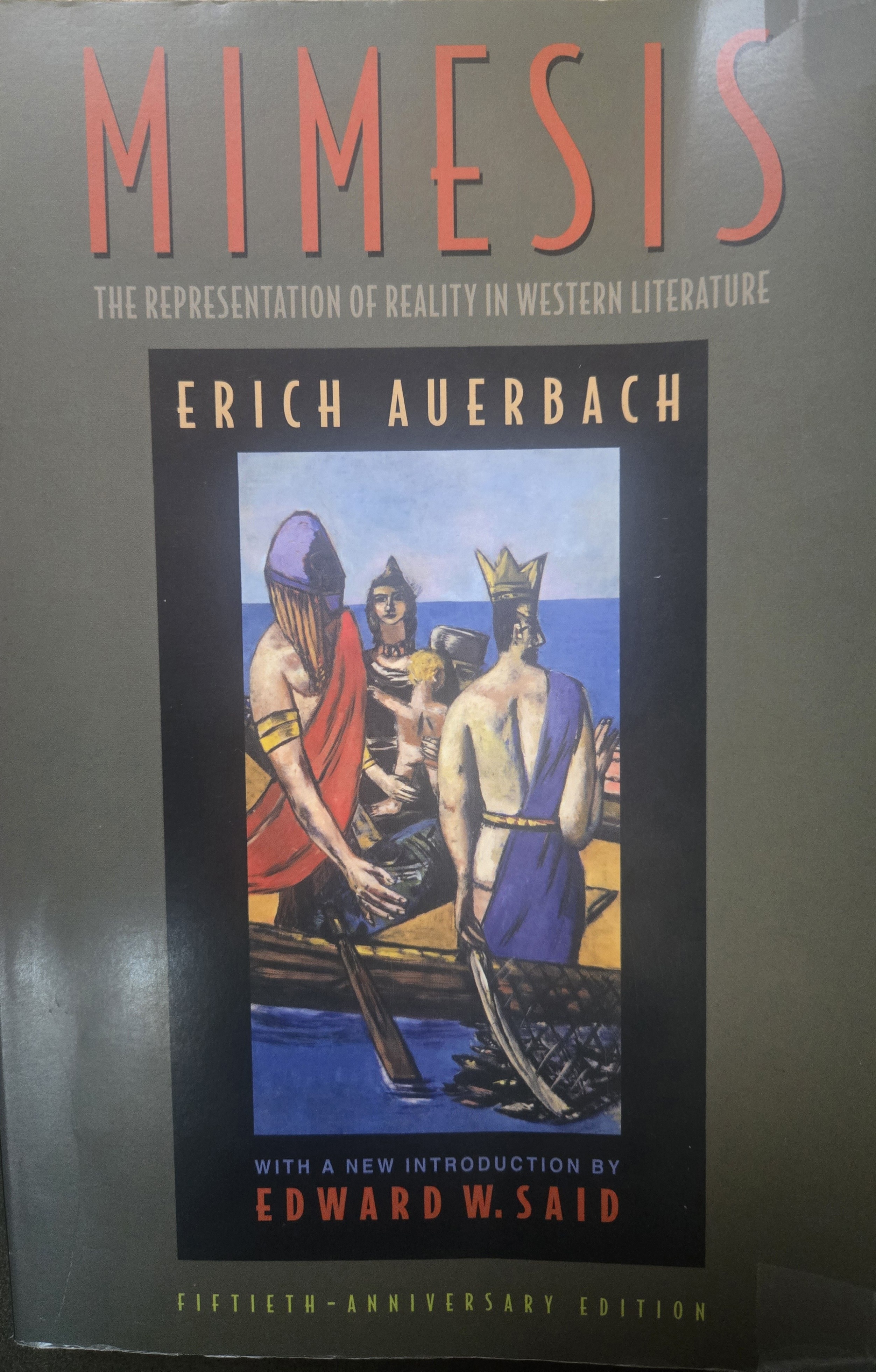 A picture of the book Mimesis: The Representation of Reality In Western Literature by Erich Auerbach