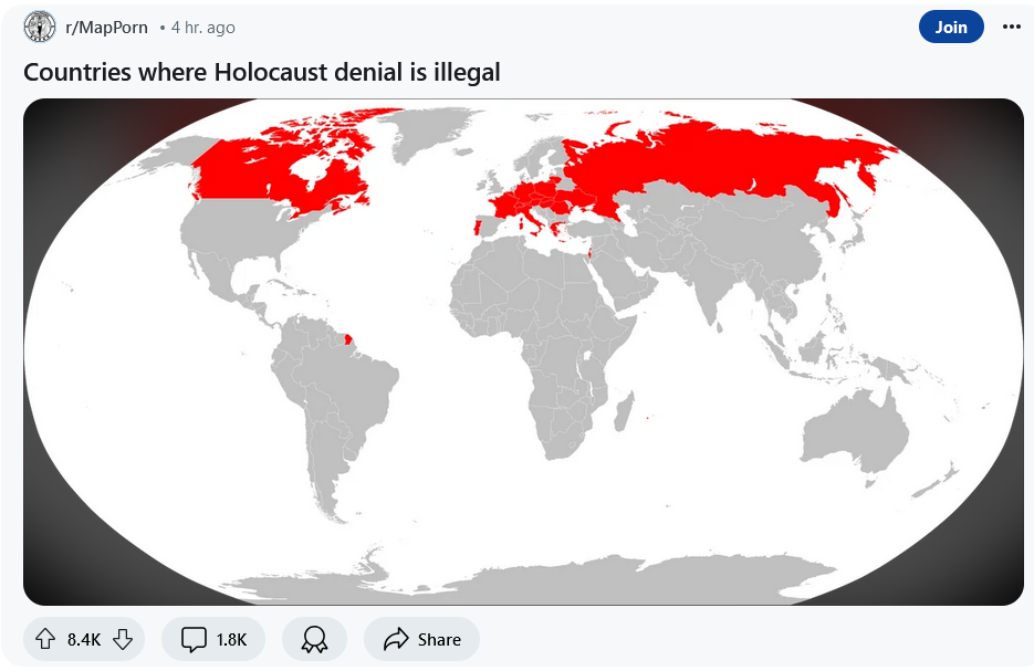 "We don't deny THE holocaust, just A holocaust, just the one that is going on now. Also we didn't explicitly DENY the holocaust, we just asked some questions about its' validity"