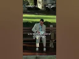 LIFE WAS LIKE A BOX OF CHOCOLATE 🍫 | Forrest Gump | Amazon Prime Video #shorts