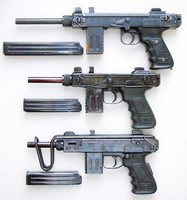 Armenian K6-92 submachine guns: long, short, & modernized (K6M) variants