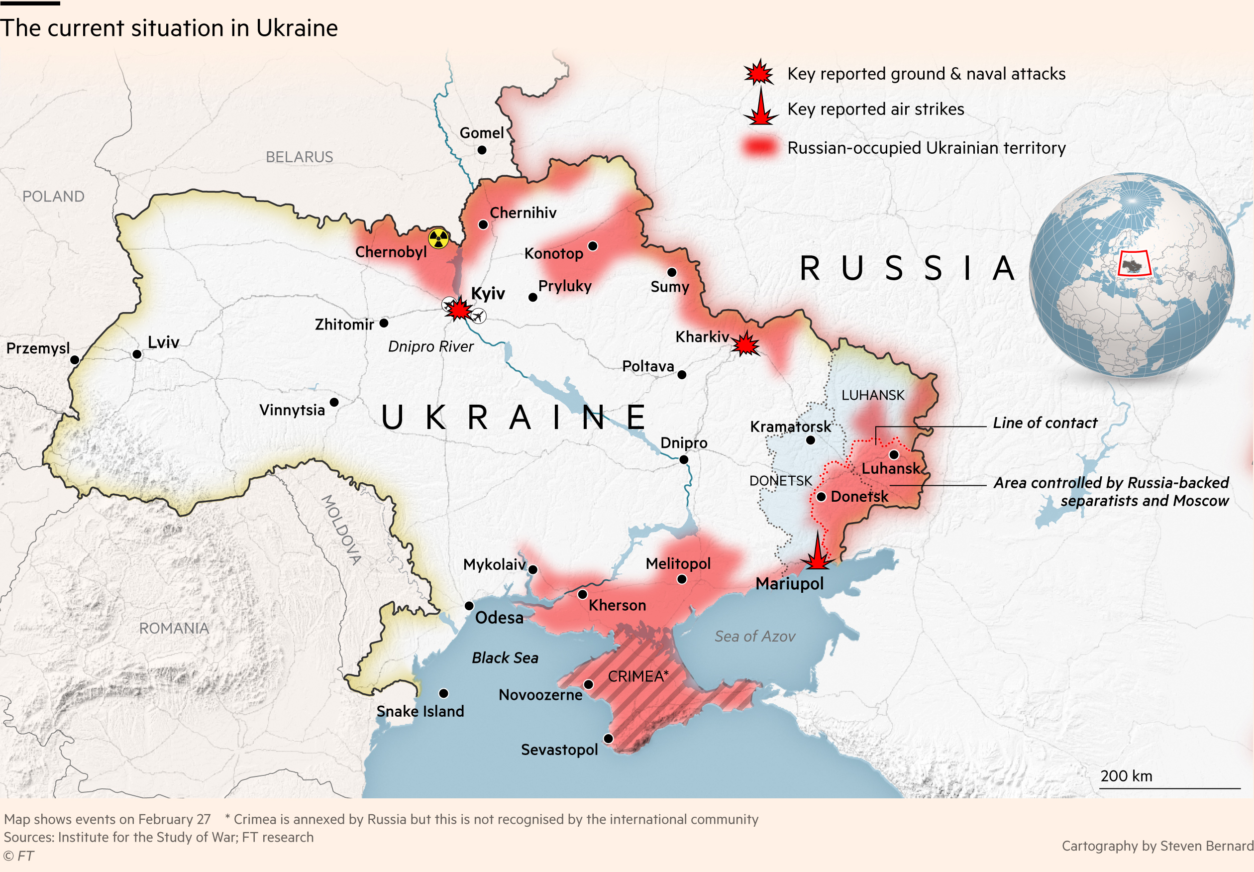 Что россия захватила в украине на сегодня карта