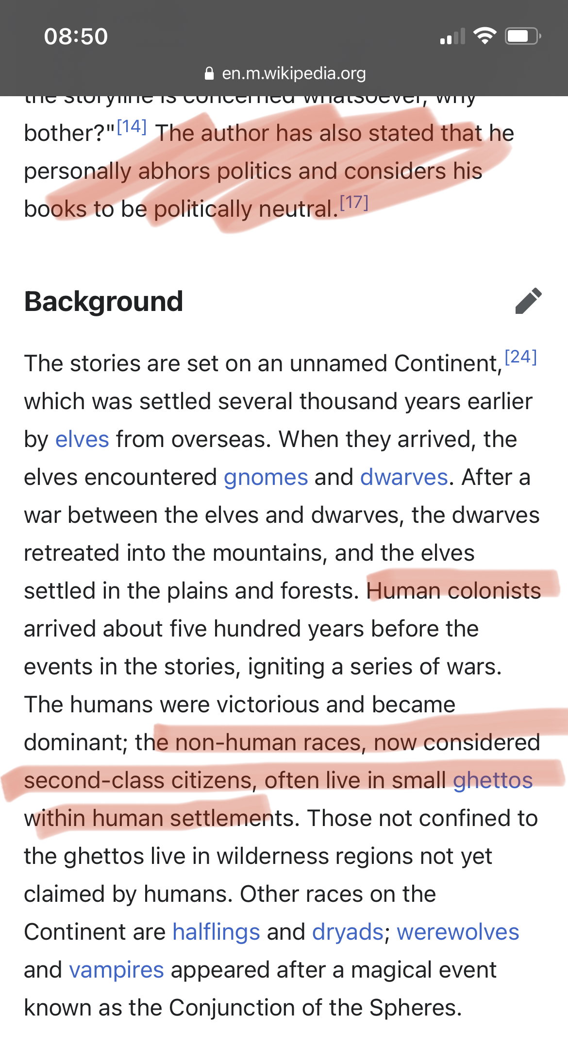 From the Wikipedia page on The Witcher series